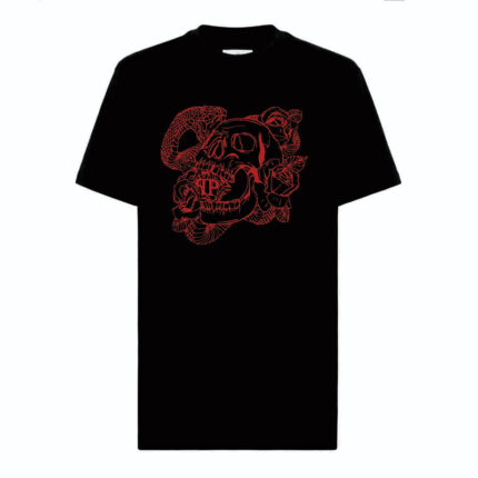 PHILI*PP PLE*IN 25 Spring/Summer New Collection Printed Design Logo Short-Sleeved T-Shirt