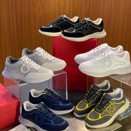 Ferra*gamo 2025 New Collection Men's Urban Style Fashion Sporty Comfort Casual Shoes