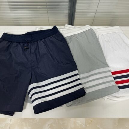 TB Spring and Summer four-striped nylon shorts Classic quadrubar