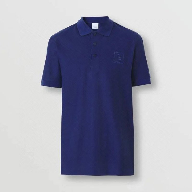 Burberry short-sleeved Polo boxy V-neck T-shirt for men