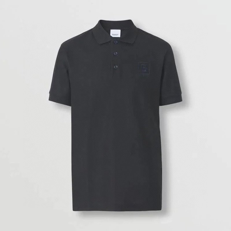 Burberry short-sleeved Polo boxy V-neck T-shirt for men