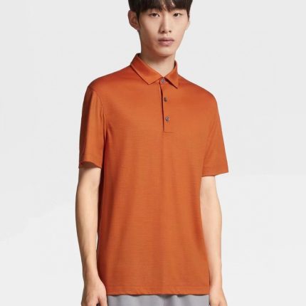 Zegna Men's Short-Sleeved Polo Shirt