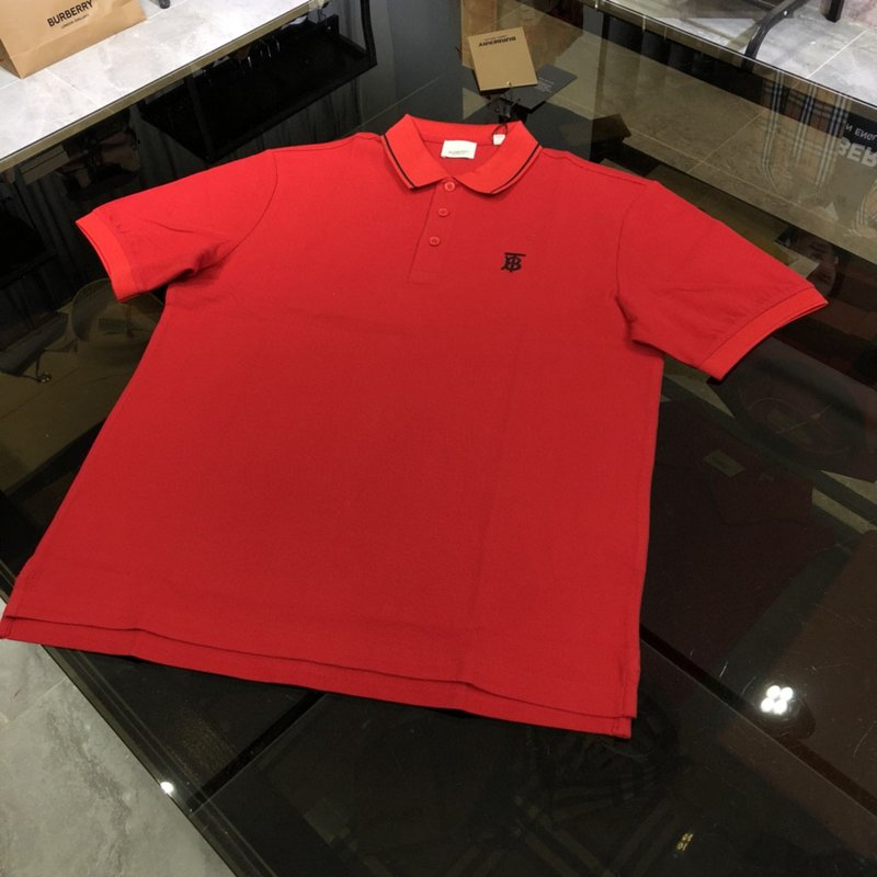Thomas Burberry Men's TB Embroidered Short-Sleeved Polo Shirt