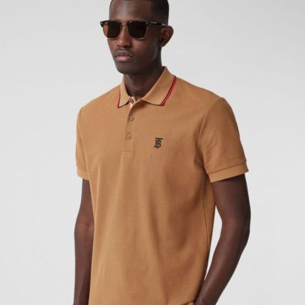 Thomas Burberry Men's TB Embroidered Short-Sleeved Polo Shirt