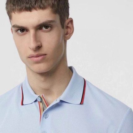 Thomas Burberry Men's TB Embroidered Short-Sleeved Polo Shirt