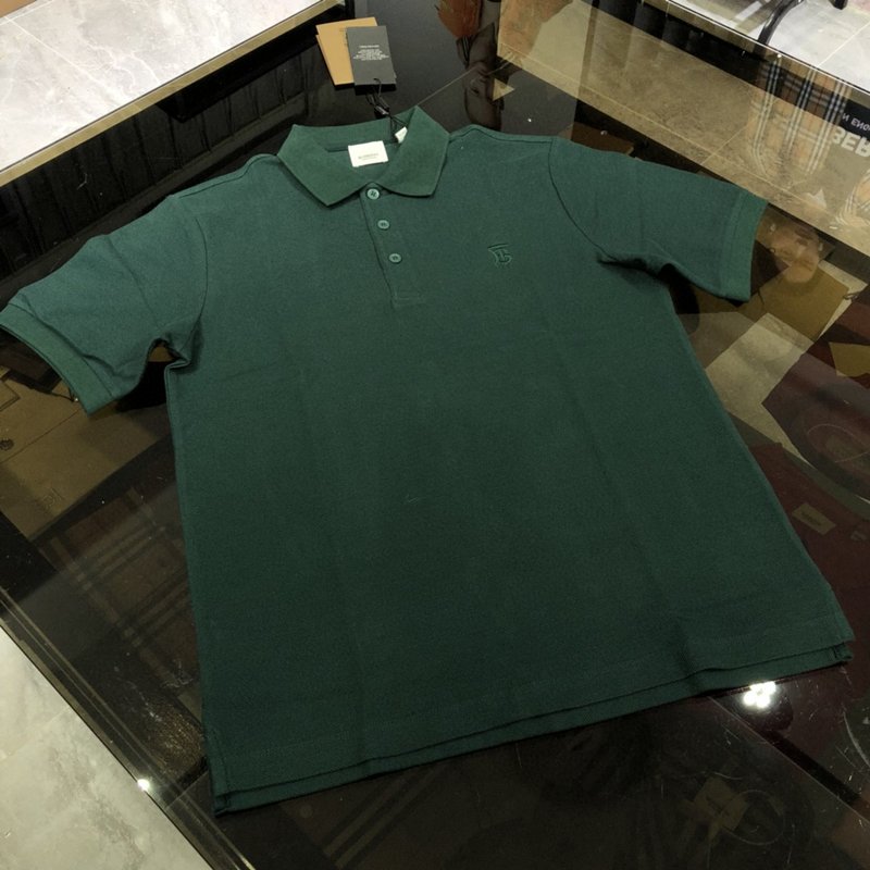 Burberry TB Embroidered Men's Short-Sleeved Polo Shirt Vintage