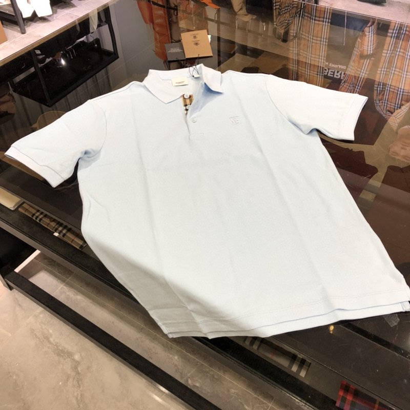 Burberry TB Embroidered Men's Short-Sleeved Polo Shirt Vintage