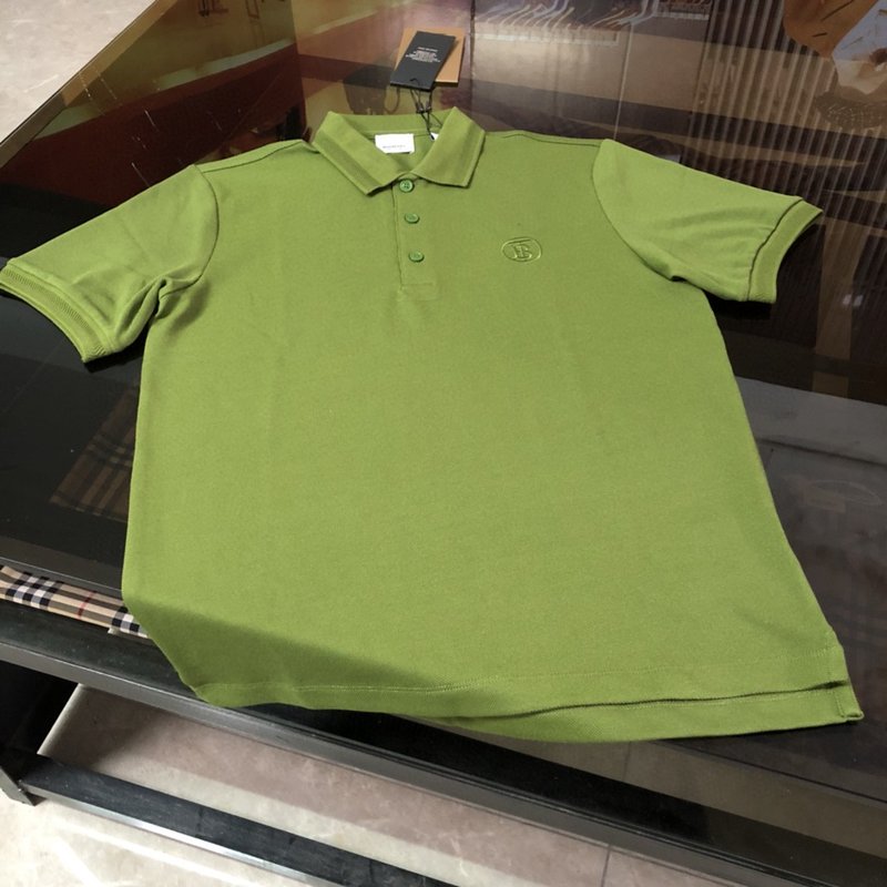 Burberry Men's Circular TB Embroidered Short-Sleeved Polo Shirt