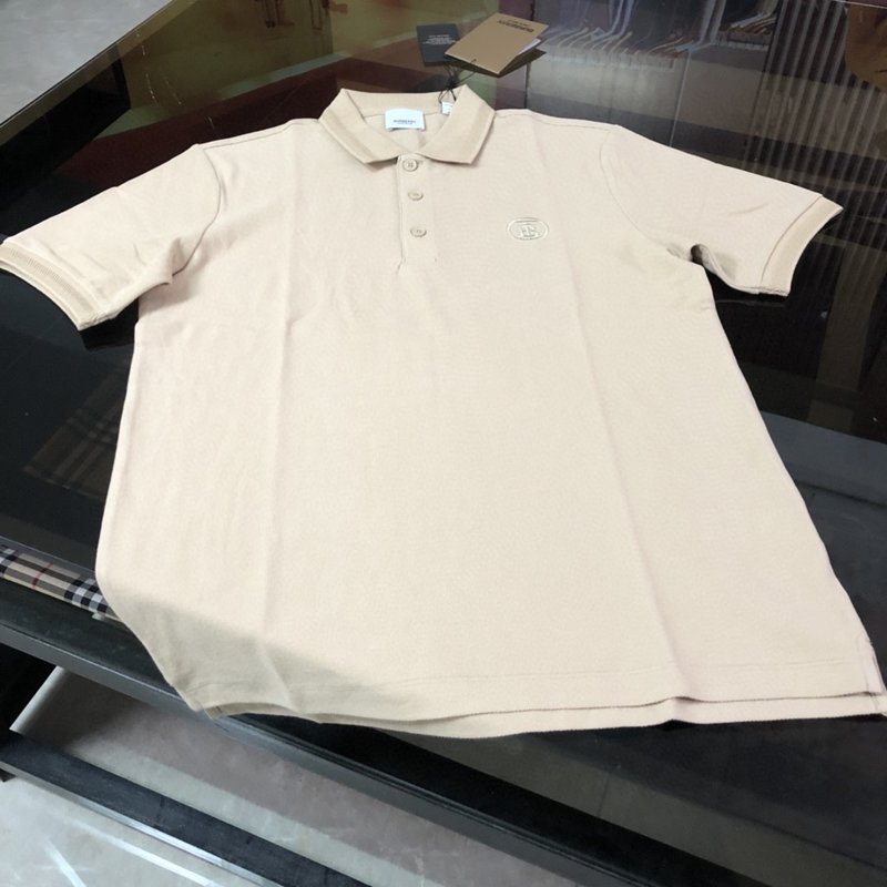 Burberry Men's Circular TB Embroidered Short-Sleeved Polo Shirt