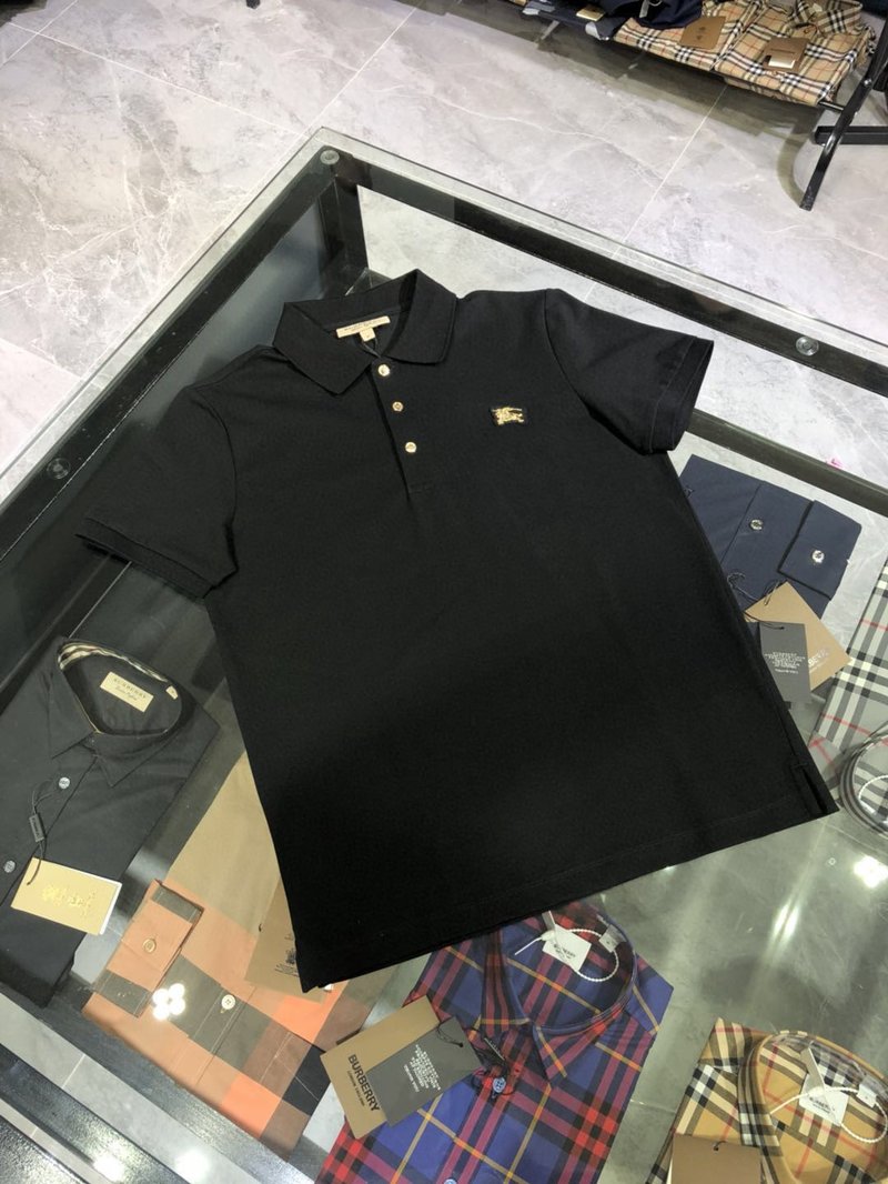Burberry Men's Warhorse Metal Logo Short-Sleeve Polo Shirt