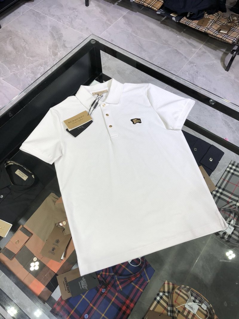 Burberry Men's Warhorse Metal Logo Short-Sleeve Polo Shirt
