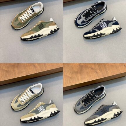 Given*chy Contrasting Color Patchwork Design Men's Thick-Topped Elevated Casual Sports Shoes