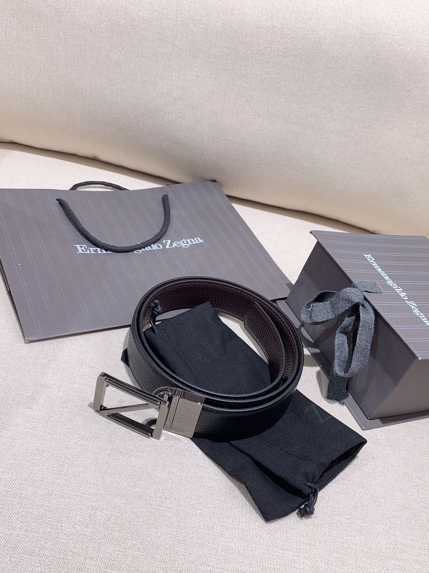 Ermenegildo Zegna Belt – Montanamode