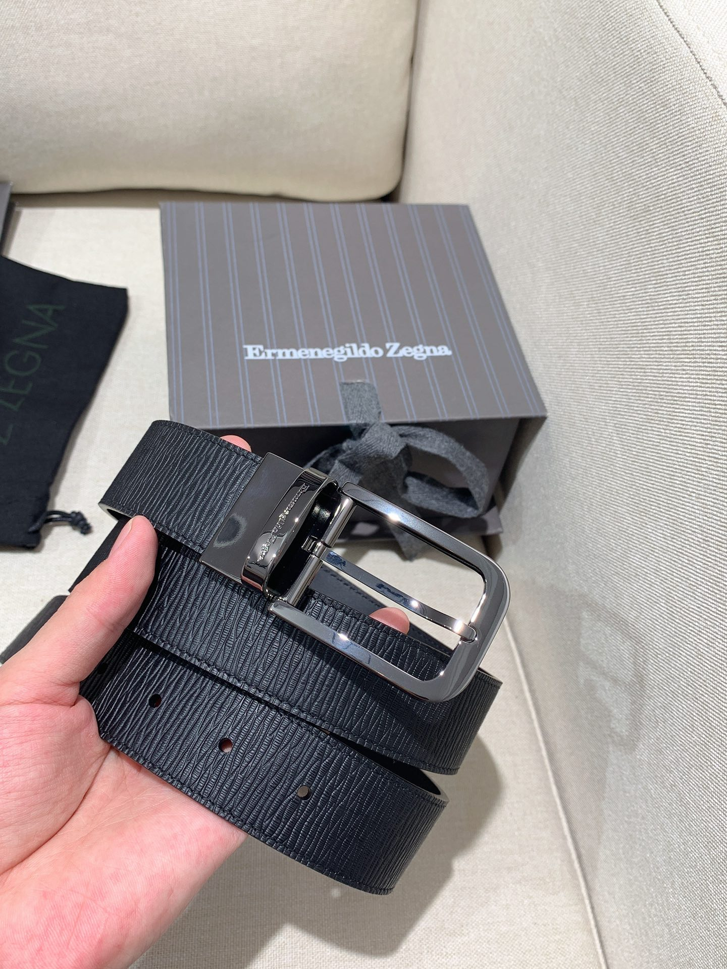 Ermenegildo Zegna Belt – Montanamode