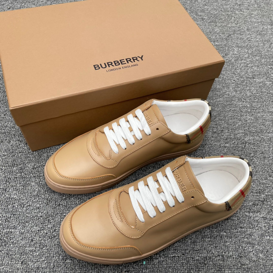 Burberry Suede and Check Sneakers – Montanamode