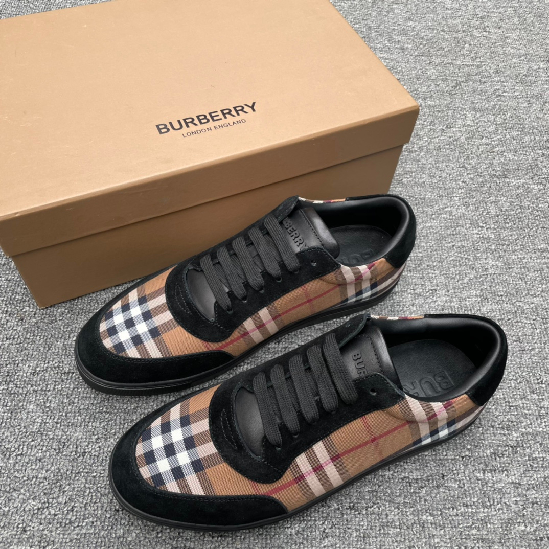 Burberry Leather Sneakers – Montanamode