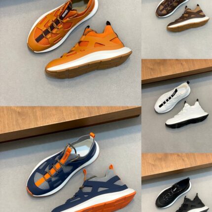 Herm*ès 2025 Spring/Summer New Fashion Casual Sports Shoes Lightweight and Breathable Running Shoes for Men