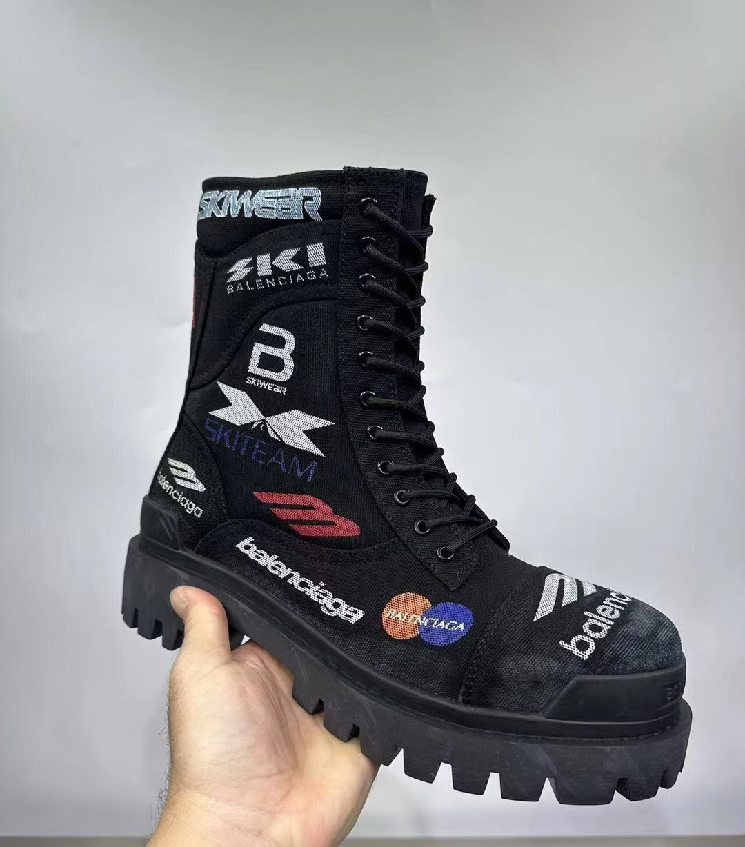 Balenciaga Combat Strike Boots – Montanamode