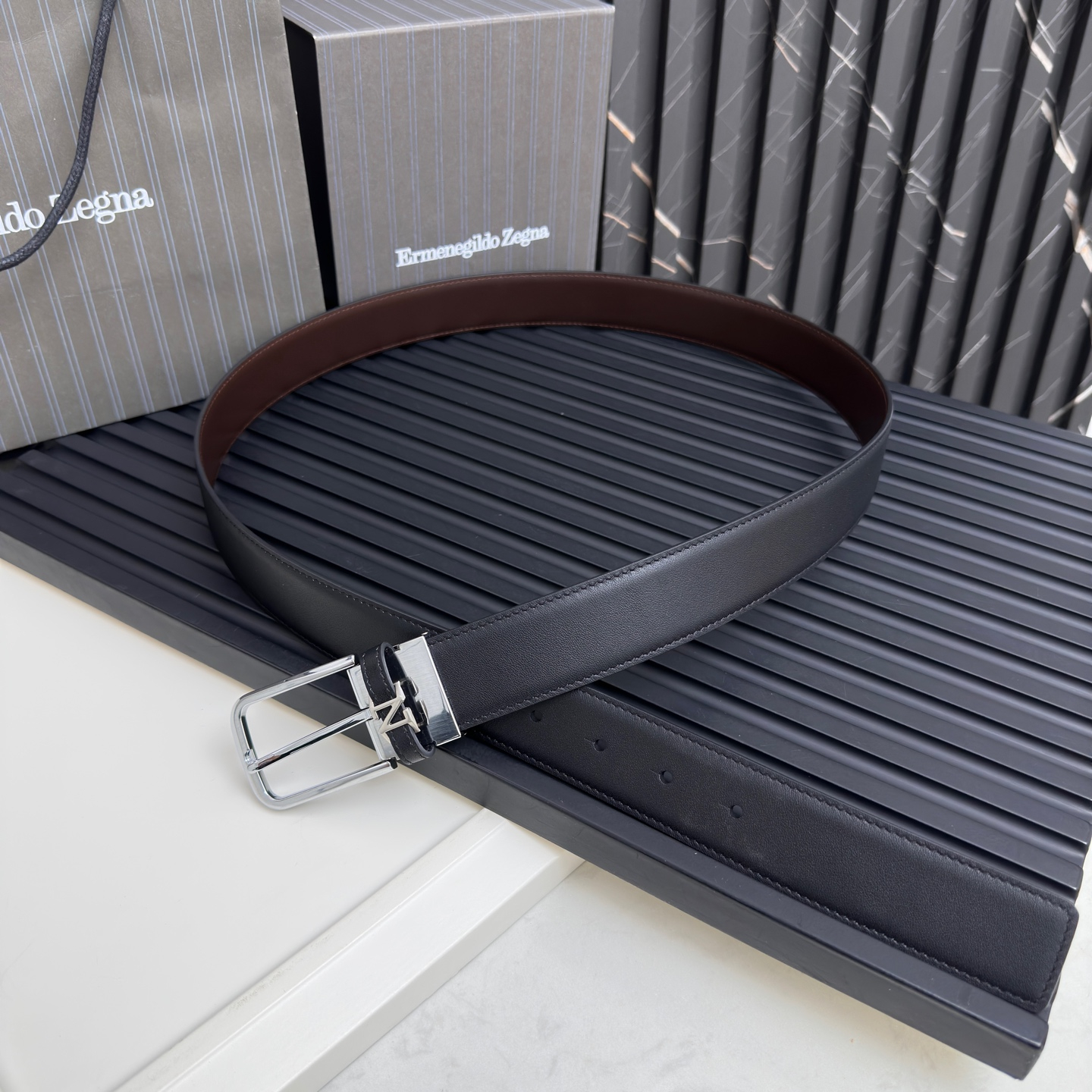 Ermenegildo Zegna Belt – Montanamode